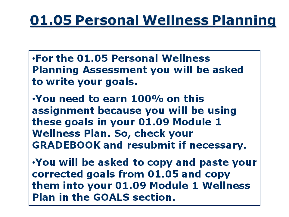 module one wellness plan